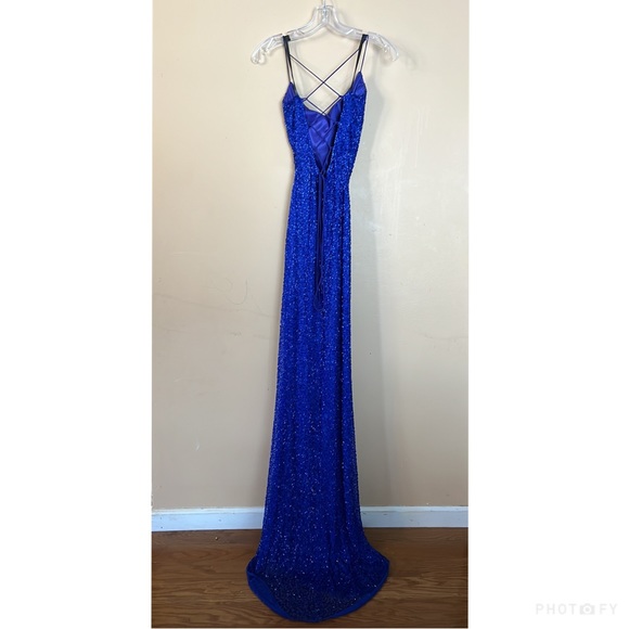 Primavera Couture Scoop Beaded Prom Gown - UNALTERED - please read description! - Picture 4 of 7